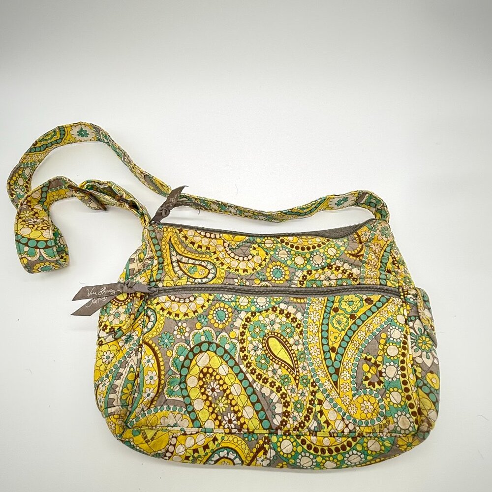 Vera Bradley Lemon Parfait Cross Body Bag